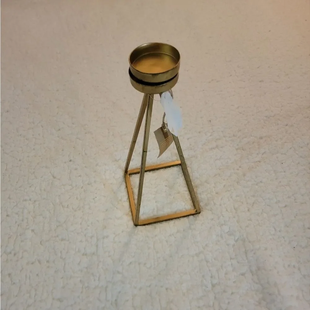 🆕️🕯Gold Geometric Candle Holder